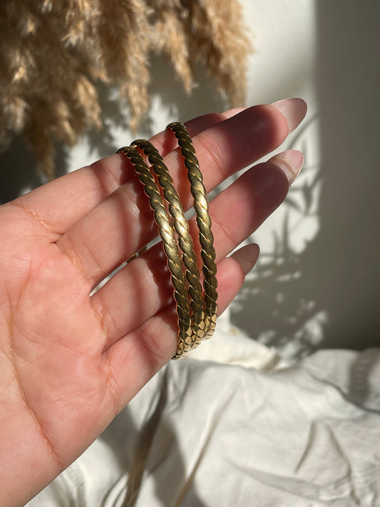 Twisted bracelets