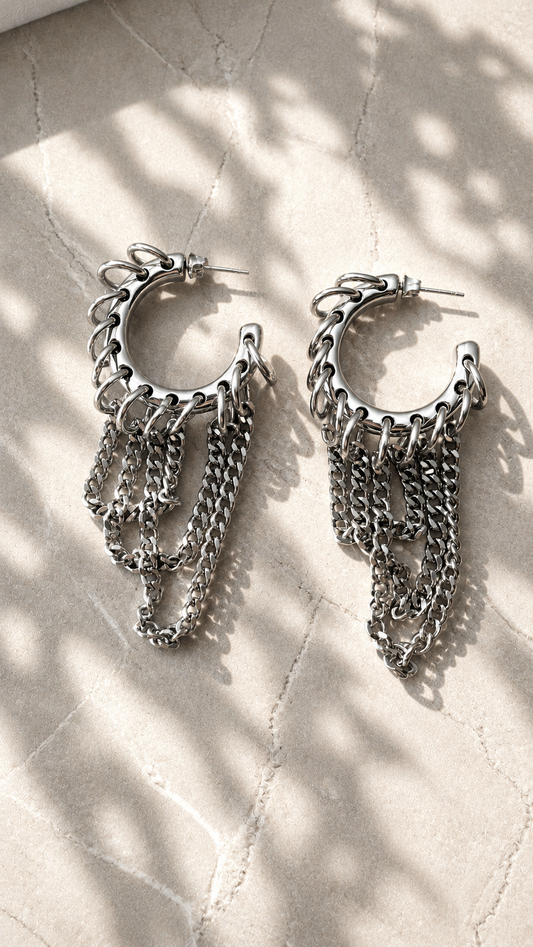 East dragon earrings